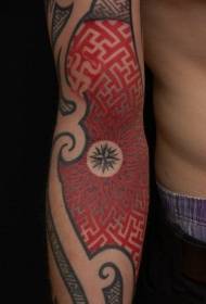 Arm Farbe Tribal Style Farbe Schatz Schmuck Tattoo Bild