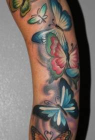 Arm Many Different Butterfly Tattoo Patterns