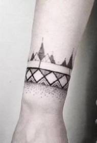 fashioned set of black armband bracelet tattoo pictures
