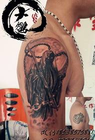 arm bad tattoo covered death tattoo