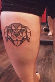 polpaccio geometrico per tatuaggi animali sulle foto di tatuaggi animali geometrici