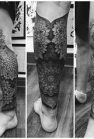tatuaggio tatuaggio maschio nero su foto tatuaggio Brahma nero