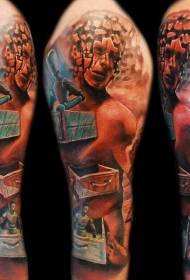 Цвет руки Невероятный Татуировки Монстра