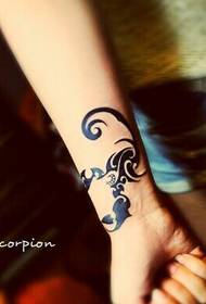 tatuaggio di totem di moda belle pinzette da polso