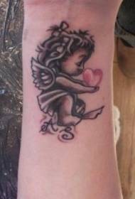 Super léif Angel Cupid Tattoo