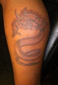 боја рака чудовиштето змеј тетоважа шема