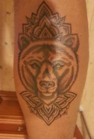 farkas fej tetoválás kép hím szár a növény és farkas fej tetoválás kép