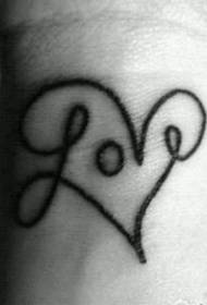 wrist line flip art tattoo tattoo
