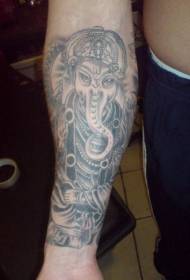 Pattern ng Arm Black Elephant Tattoo