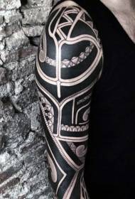 Arm schwarz polynesischen Schmuck Tattoo-Muster