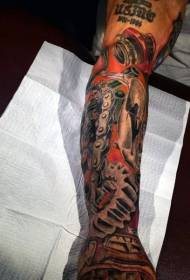macchinetta per fiori a braccio per motivi a tema tatuaggio