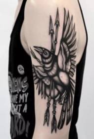 18 conxuntos de patróns de tatuaxe gris negros no brazo 97381 - Método de chatarra do patrón de tatuaxe gris de brazo grande