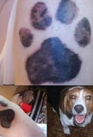 Dog νύχι τατουάζ κορίτσι σκύλος χέρι τατουάζ τατουάζ χαριτωμένο μοτίβο