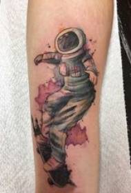 ასტრონავტის ტატულის ნიმუში მამრობითი ass on შემოქმედებითი ასტრონავტები tattoo სურათი
