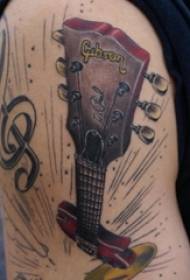 Gipson guitarra tatuagem menino braço na jepsson guitarra tatuagem imagens