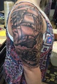 Sailboat tattoo სურათი გოგონა მკლავი on sailboat tattoo სურათი