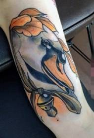 Maľované husi tetovanie na paži