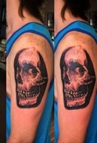 Schädel Tattoo, Knaben Arm, Schädel Tattoo, herrschsüchtige Bilder