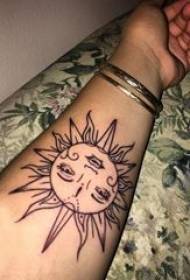 Gambar Tato totem sun totem sun tato gambar