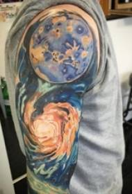 Dječaci oružjem naslikani akvarelno brizganje Creative Planet Tattoo Slika