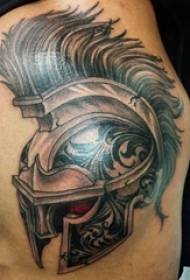 Boys Arms op Schwaarz Grey Sketch Sting Tipps Creative Sparta Domineering Tattoo Picture