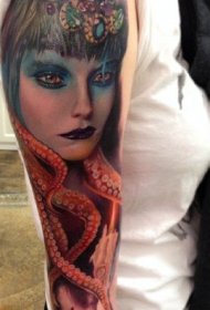 Arm enchanting sexy beauty tattoo pattern