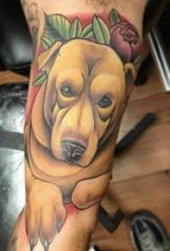 Puppy tattoo carachtar buachaill pictiúr ar pictiúr tattoo puppy daite