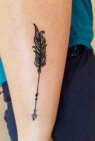 Arrow tattoo girl arm on arrow tattoo picture
