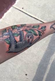 Tatuaje brazo rapaz animal na rama e imaxe tatuaxe animal