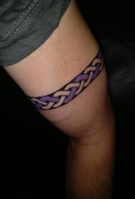 Lengan panémbong tato gagang jampé dina gambar tato armband berwarna