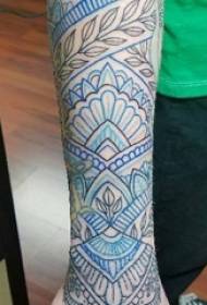 Brahma tatovering, mandlig studerendes arm, van Gogh tatovering, smukt billede