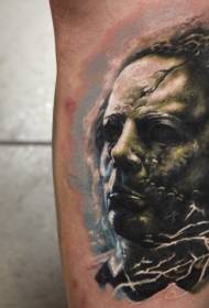 Picha ya mguu ya ajabu zombie monster tattoo picha