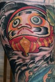 perna cor engraçado tumbler tatuagem padrão
