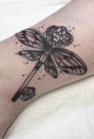 Dragonfly tattoo patroon meisje kalf dragonfly tattoo patroon