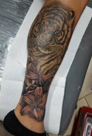 Tiger Totem Tattoo männlech Schank op Tiger Totem Tattoo Bild