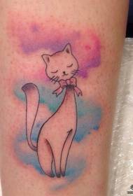 теля сплеск фарби кольорова кота татуювання візерунок