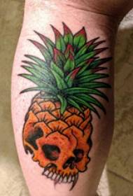 dehenya tattoo mukono mukomana mukomana pane pineapple uye dehenya tattoo mufananidzo