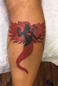 Devil Angel Wings Tattoos Boys العجول على صور وشم وشم ملونة