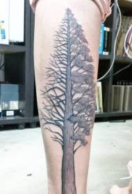 Намунаи tattoo дарахти калон қаҳваранг