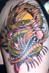 warna taktak naga cina nganggo pola tato
