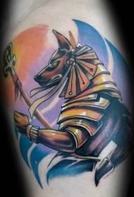 Leg warna mitologi corak tatu egypt