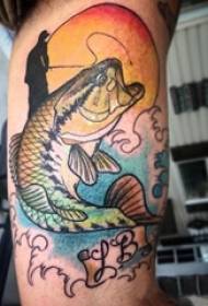 wavulana ndama waliopigwa mchoro wa maji ya skirini ya kutazama picha za tattoo za squid za kisasa