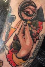 plab hlaub Europe thiab America lub tsev kawm ntawv txhais tes ua lub zog loj dua iav qhov qauv tattoo
