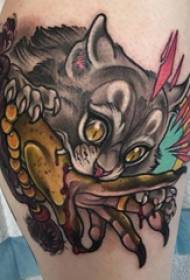 Tatuaż zwierząt Baile Golonka dziewczynki na obrazie tatuażu zwierząt Baile