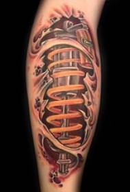 Mga batang lalaki nga gipintalan ang mga watercolor sketch nga malalang nga 3d nga mga laraw sa tattoo nga tattoo