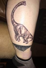 Немецкая татуировка с изображением динозавра