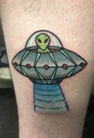 Tatuatge alienígena tanga masculina a OVNI I imatges de tatuatges aliens
