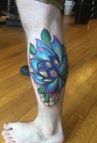 litterär blomma tatuering manlig skaft ovan konst blomma tatuering bild 98871 - Tattoo orm magisk pojke kalv på orm tatuering bild