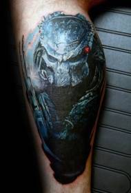 Uzorak tetovaže u boji kamena u obliku nogu