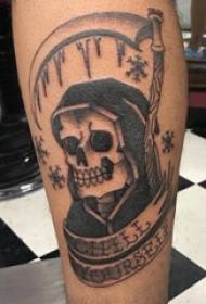 Tattoo lahy zanak'omby lahy amin'ny sary pataloha karandoha